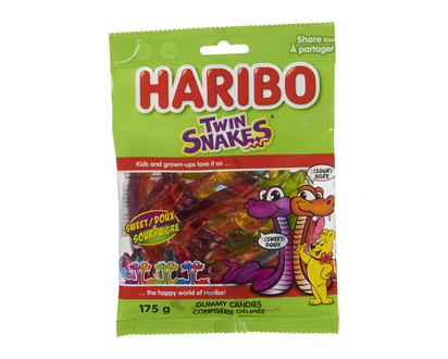 Haribo Twin Snakes 175 Gr - 40875