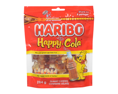 Haribo Happy Cola Gummy 284 Gr - 44941