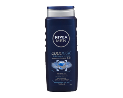Nivea Men Shower Gel Cool Kick 500 Ml - 29420