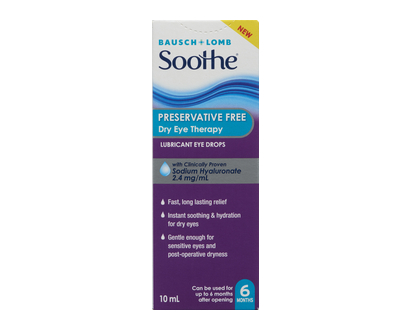 B&L Soothe Preservative Free Eye Drop 10 Ml - 05131