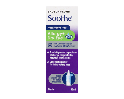 Bausch & Lomb Soothe Pf Allergy + Dry Eye 10 Ml - 07531