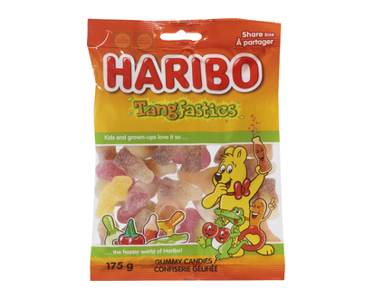 Haribo Tangfastics Gummy Candy 175 Gr - 30608