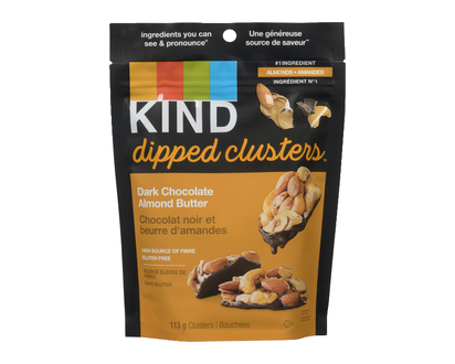 Kind Dipped Clusters Drk Choc Alm 113 Gr - 43052