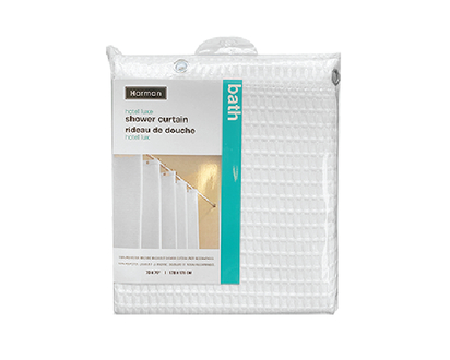 Harman Hotel Lux Shower Curtain White 1 Un - 22411
