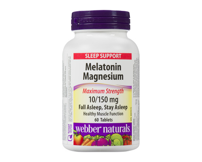 Webber Melatonin Mag Max Strngth 10 150 Mg 60 Pk - 03174