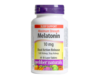 Webber Melatonin Dual Action Release 10Mg 60 Pk - 03603
