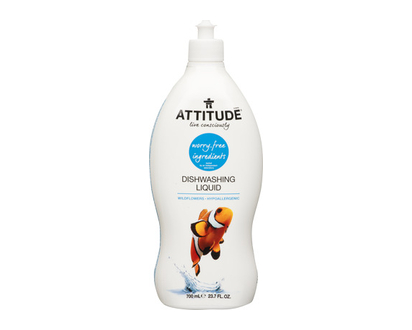 Attitude Dishwashing Liquid Wildflower 700 Ml - 13173