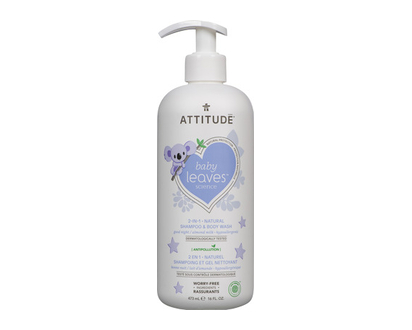 Attitude Baby Leaves 2In1 Shamp Night Almd 473 Ml - 16613