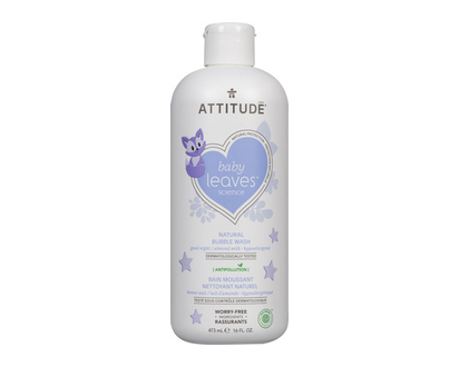 Attitude Baby Leaves Bbble Wsh Nt Alm Mlk 473 Ml - 18313