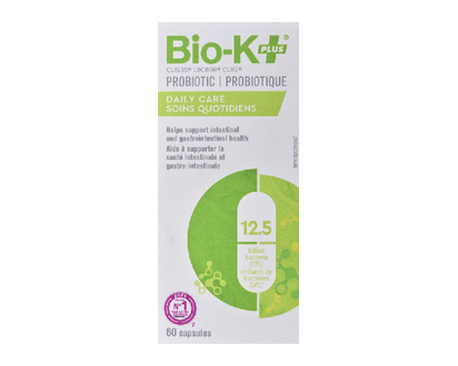Bio K Daily Care 12.5B Caps 60 Pk - 01402