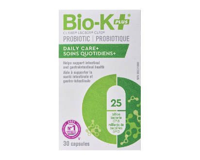 Bio K Daily Care 25B Caps 30 Pk - 01602