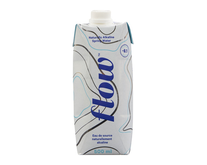 Flow Water Naturally Alkaline Spring Water 500 Ml - 46375