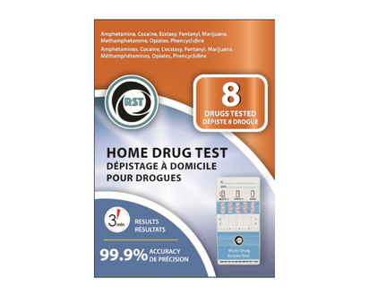 8 Drugs Rapid Self Test Home Kit 1 Un - 64059