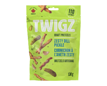 Twigz Pretzels Zesty Dill Pickle 130 Gr - 21335