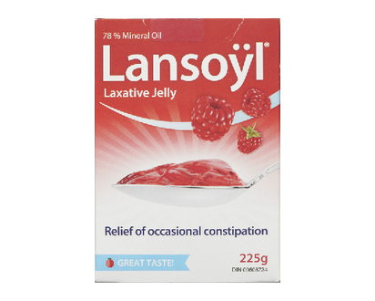 Lansoyl Laxative Jelly Raspberry 225 Gr - 10512
