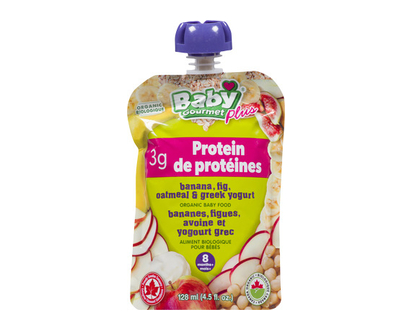 Baby Gourmet Banana Fig Oattmeal 128 Ml - 20001