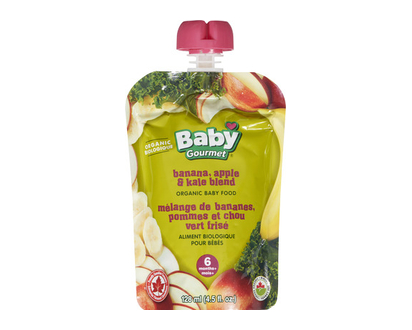 Baby Gourmet Banana Apple Kale 128 Ml - 20006