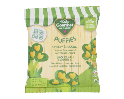 Baby Gourmet Cheesy Brocolli Puffies 42 Gr - 80025