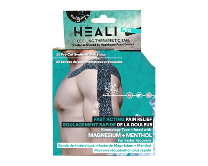 Heali Black Splttr Sports Tape Precut Roll 20 Pk - 83611