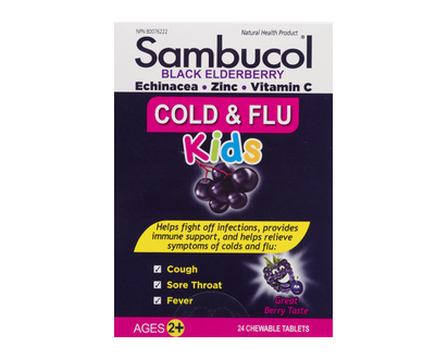 Sambucol Kids Chew Caps 24 Pk - 00009