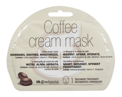In Gredients Cream Mask Coffee 20 Ml - 00308