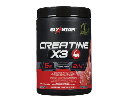 Six Star Creatine Prof Strngth Frt Punch 1 Pk - 34105