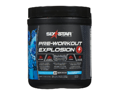 Six Star Pre Workout Explosion Raspberry 207 Gr - 34455