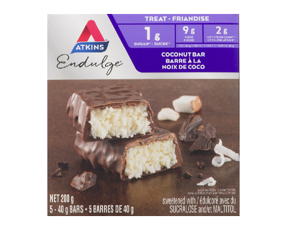 Atkins Endulge Bar Chocolate&Coconut 40G 5 Pk - 03251
