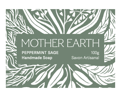 Mother Earth Wild Mint Sage Soap 100 Gr - 39595