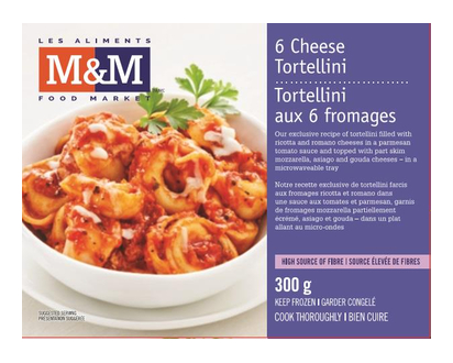 M&M 6 Cheese Tortellini Bowl 300 Gr - 00111