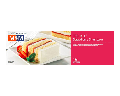 Too Tall Strawberry Shortcake 998 Gr - 00119