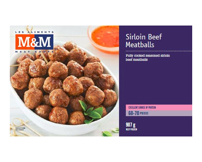 Sirloin Beef Meatballs 907 Gr - 00167