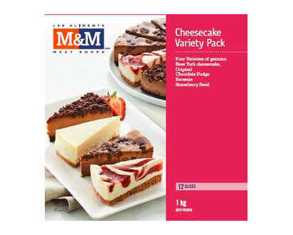 M&M Cheesecake Variety Pack 1000 Gr - 00512