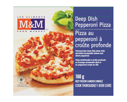 M&M Pizza Deep Dish Pepperoni 160.83 Gr - 00529
