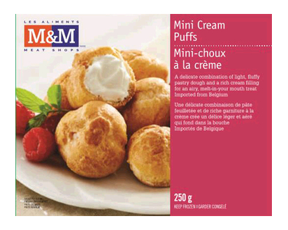 M&M Mini Cream Puffs 250 Gr - 00619