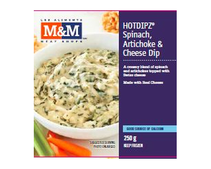 M&M Spinach Artichoke & Cheese Dip 250 Gr - 00713
