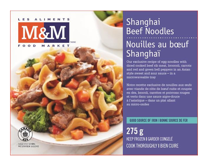 M&M Shanghai Beef Noodle 375 Gr - 00897
