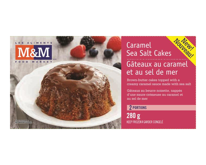M&M Cake Caramel Sea Salt 280 Gr - 01038