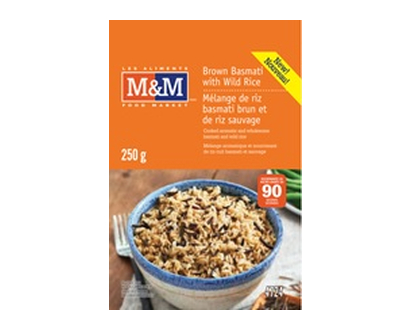 M&M Brown Basmati With Wild Rice 250 Gr - 01239