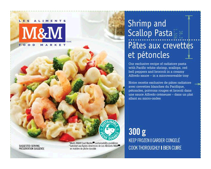 M&M Shrimp And Scallop Pasta 300 Gr - 01611