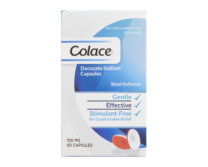 Colace Stool Softener 100Mg Caps 60 Pk - 01012