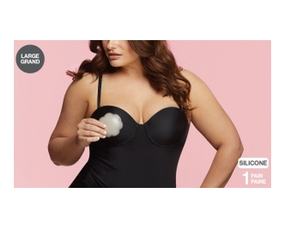Secret Large Silicone Nipple Cover Nude 1 Un - 32684