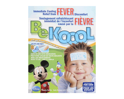 Be Kool Kids Cooling Gel Sheets 4 Pk - 00100