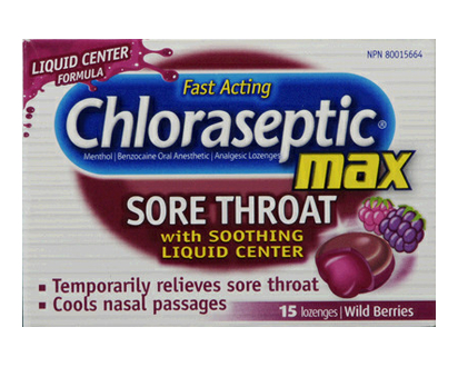 Chloraseptic Lozenges Wild Berry 15 Pk - 80119