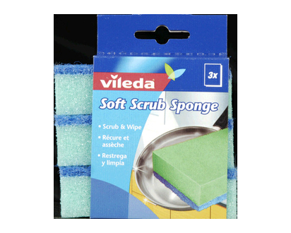 Vileda Soft Scrub Sponge 1 Un - 30513