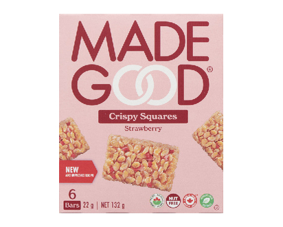 Madegood Crispy Squares Strawberry 22Gr 6 Pk - 21338