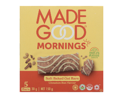 Madegood Soft Baked Bars Cinn Bun 150 Gr - 21432