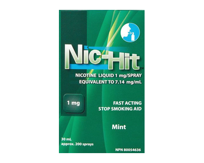 Nic Hit Liquid Spray Mint 1Mg 30 Ml - 15146