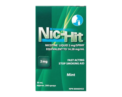 Nic Hit Liquid Spray Mint 2Mg 30 Ml - 15147