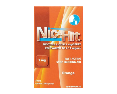 Nic Hit Liquid Spray Orange 1Mg 30 Ml - 15150